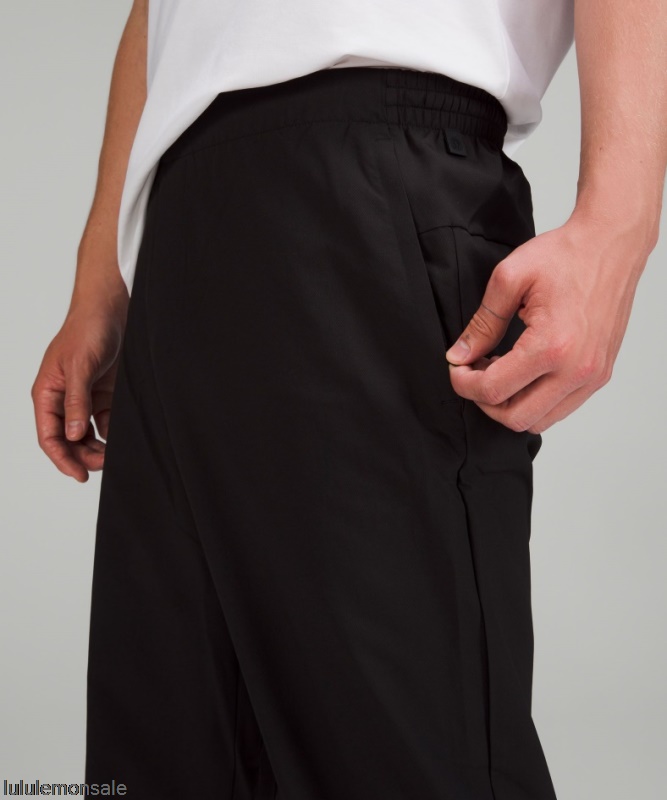 Lululemon Deutschland DELULU670 | Lululemon Deutschland Schwarz New Venture Hosen Twill Stoff
